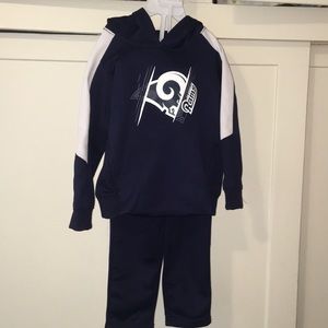 Brand new Rams kids jogger set